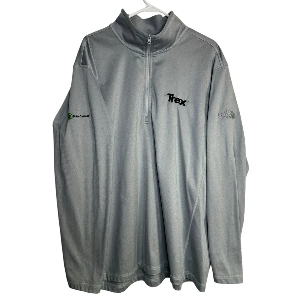 The North Face‎ Men’s XXL 1/2 Zip Pullover Sweatshirt Gray